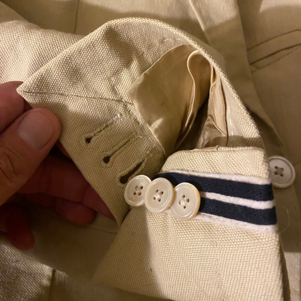 Gant Rugger suit men 40 32 beige summer slim - Picture 2 of 10